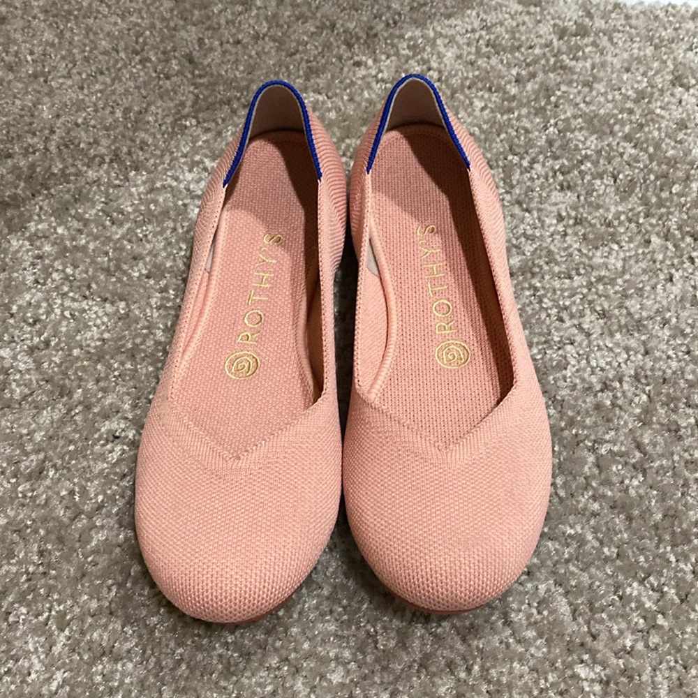 Pink Rothys Flats